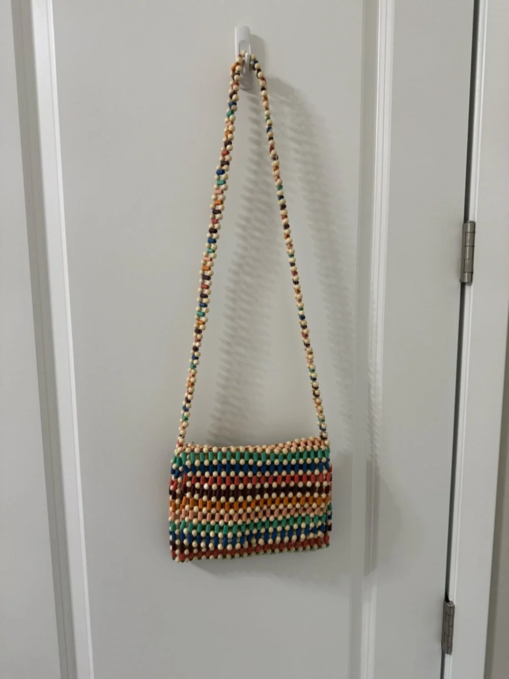 Dolce Vita Ida Multi wood Bead Shopper - Picture 4 of 6